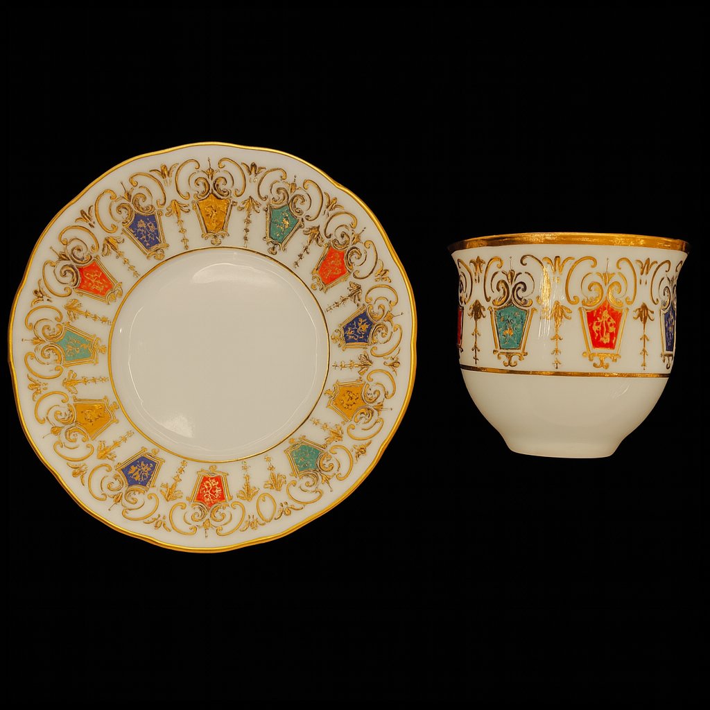 Çay Tabağı & Mırra Fincan - DUKKANI ISTANBUL