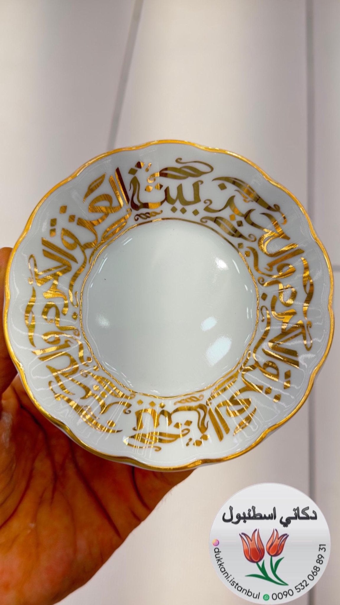 Bereket Altın Özel Set – Çay, Mırra, Demlik ve Isıtıcı ile 6 Kişilik Lüks Sunum Takımı | Luxury Turkish Tea Set - | DUKKANI ISTANBUL