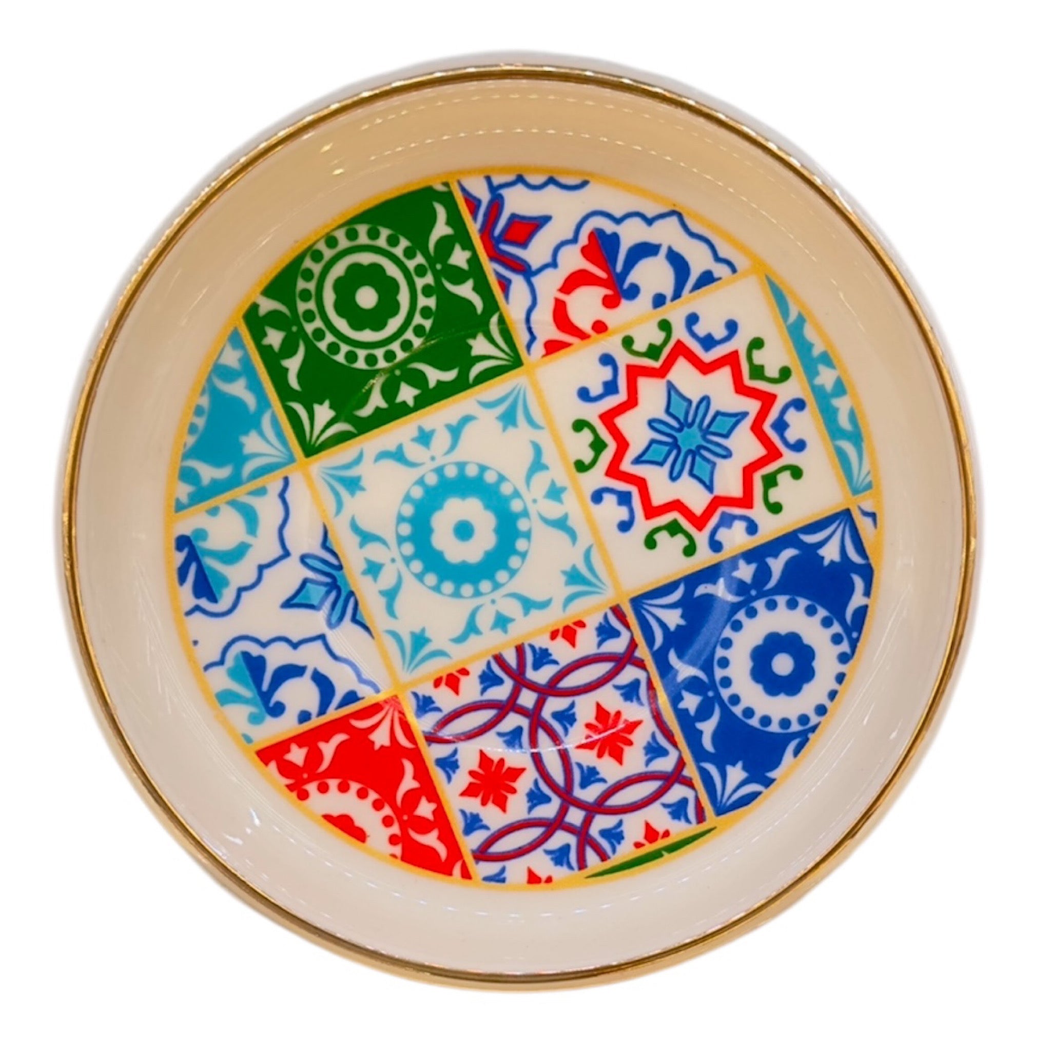 Etnik Desenli 18 Parça Altın Yaldızlı El İşlemeli Çay ve Mırra Seti – 6 Kişilik | Luxury Turkish Tea Set - Bardak | DUKKANI ISTANBUL