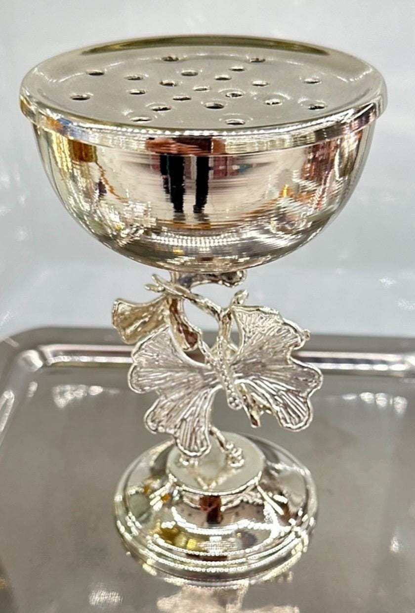 Kelebekli Buhurdanlık Takımı – Huzurun En Şık Hali | Luxury Turkish Tea Set - | DUKKANI ISTANBUL